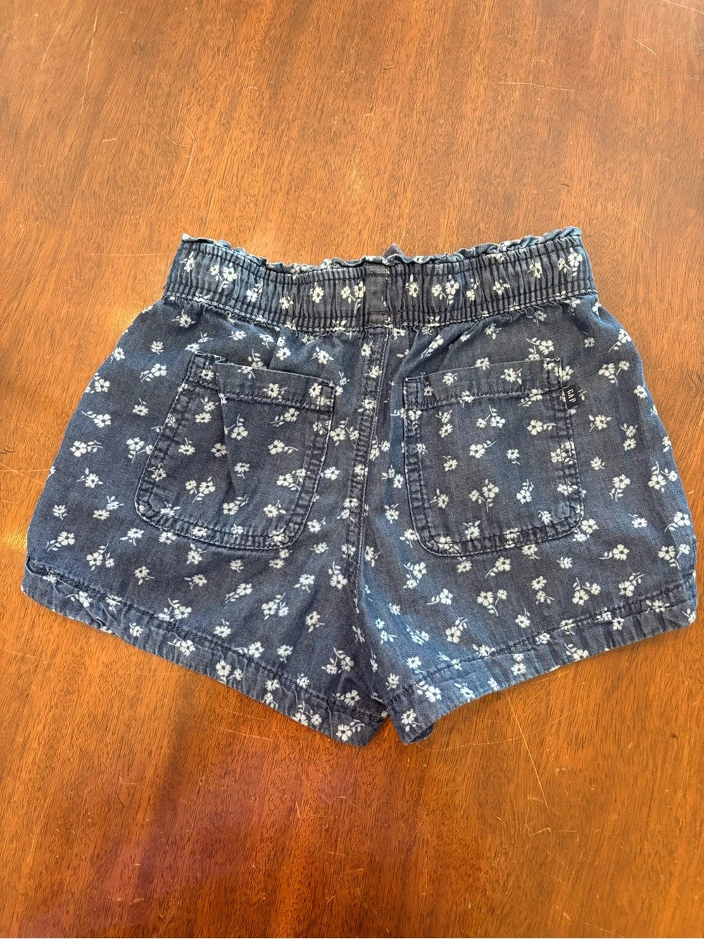 Gap Kids Girls' Floral Print Elastic-Waist Cotton Shorts